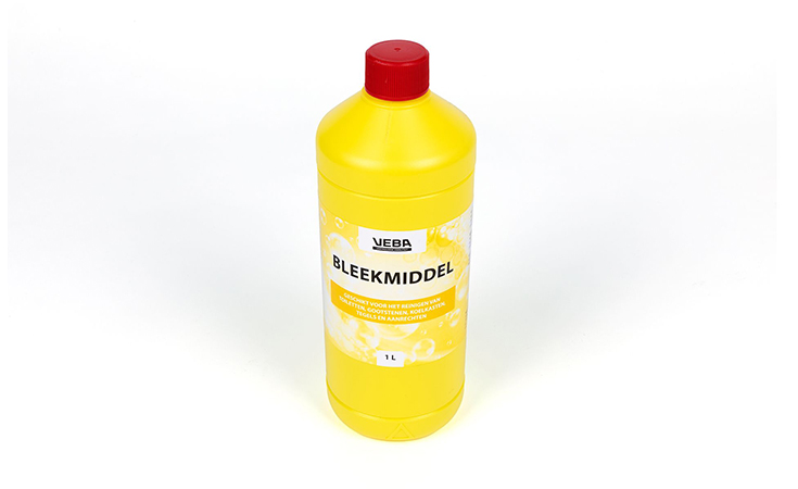 CHLOORBLEEKMIDDEL 1LTR Vloeistoffen Reinegingsvloeistoffen  bij Houthandel Jan Sok