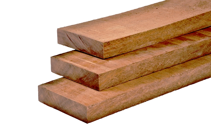 hardhouten planken 40x150mm Hardhout Balken  bij Houthandel Jan Sok