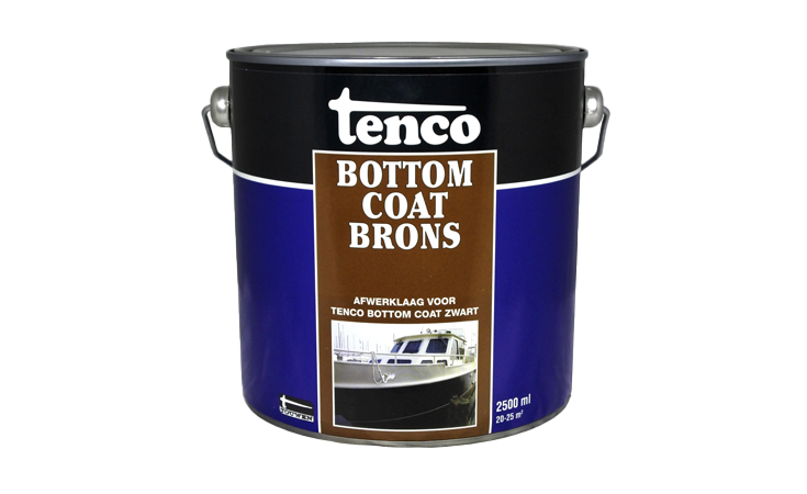 Tenco Bottomcoat  Brons 1 L. Verf/Beitsen Tenco Bootlakken  bij Houthandel Jan Sok